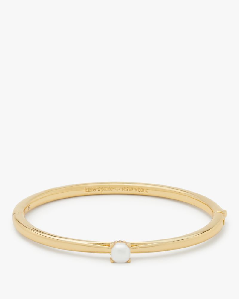 Little Luxuries Pearl Hinged Bangle