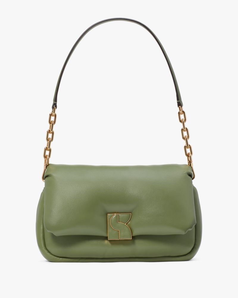 Dakota Puffy Leather Crossbody