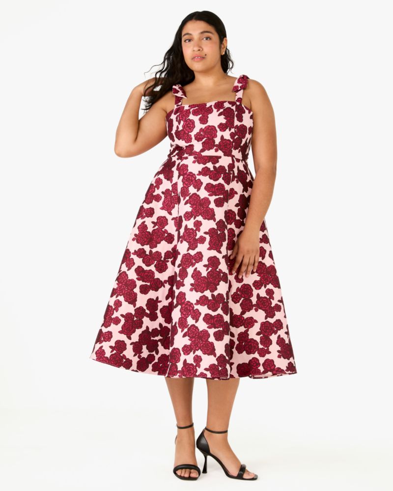 Kate Spade Rosy Florets Kleid Aus Brokat