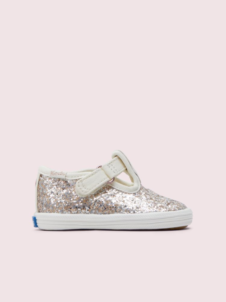 Keds Kids X Kate Spade New York Champion T Strap Crib Sneakers | Kate Spade  New York