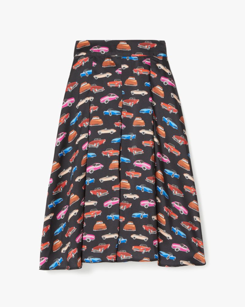 【in a row】Cutting pleat midi skirt MM6 MAISON MARGIELA | Fluid Pleated Midi Skirt | Women