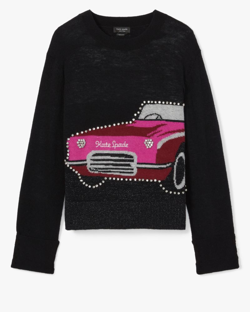 Embellished Car Sweater