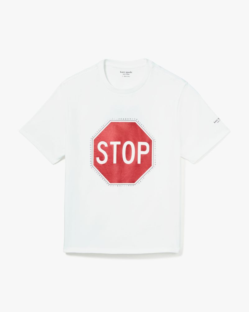 Stop Go Embellished Tee