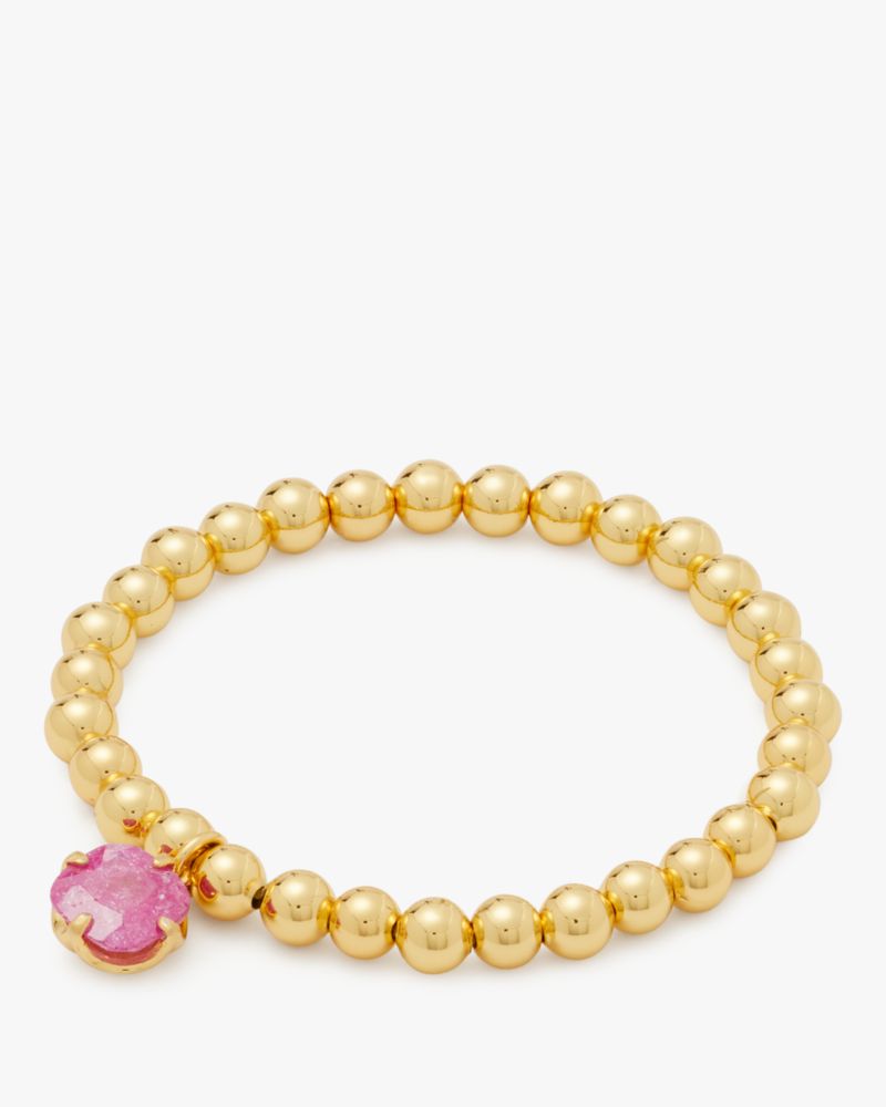 KATE SPADE POP OF JOY SPADE FLOWER STRETCH BRACELET 