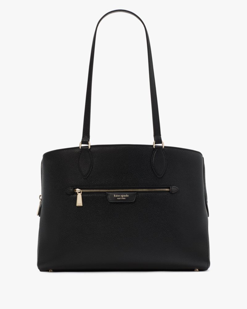 Kate spade black leather purse sale