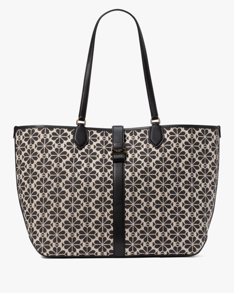 Spade Flower Jacquard Large Open Tote