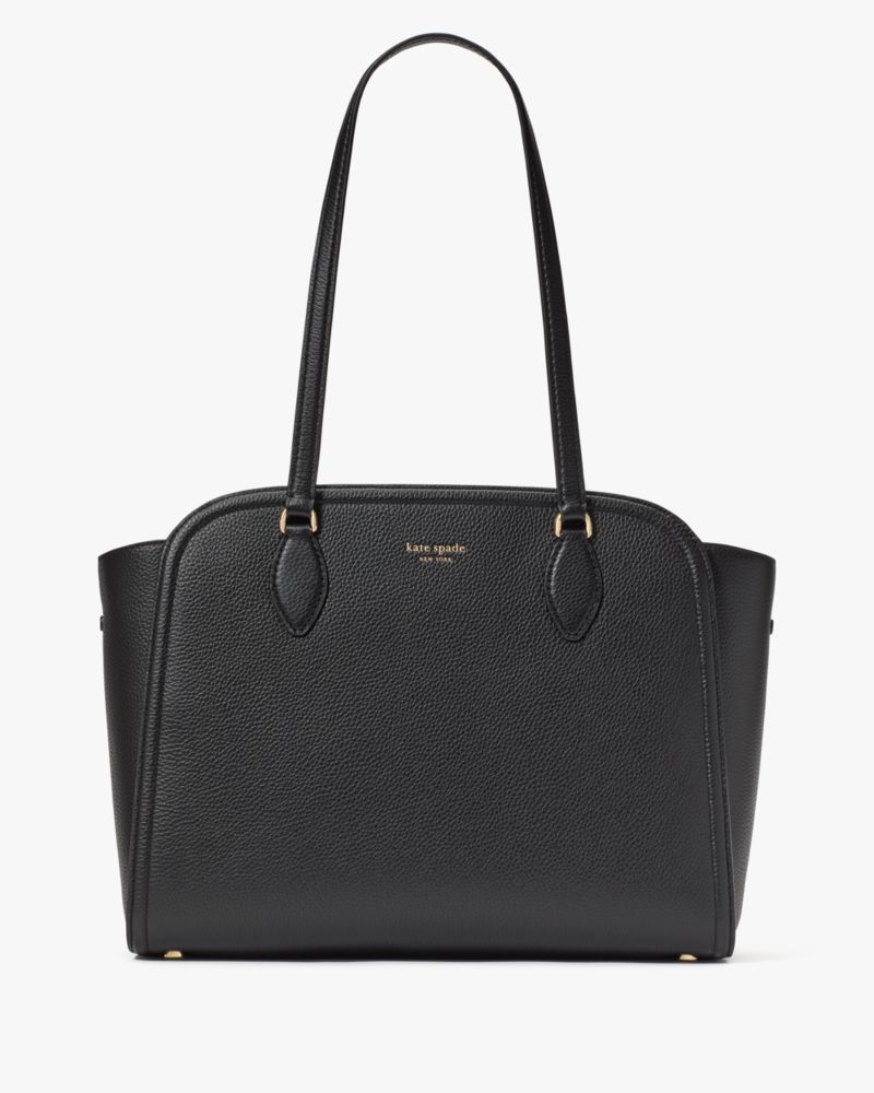 Kate spade black and gold purse online