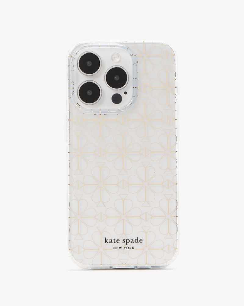 Spade Flower iPhone 15 Pro Case