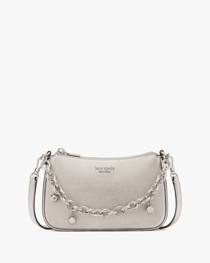 Jolie Metallic Small Convertible Crossbody