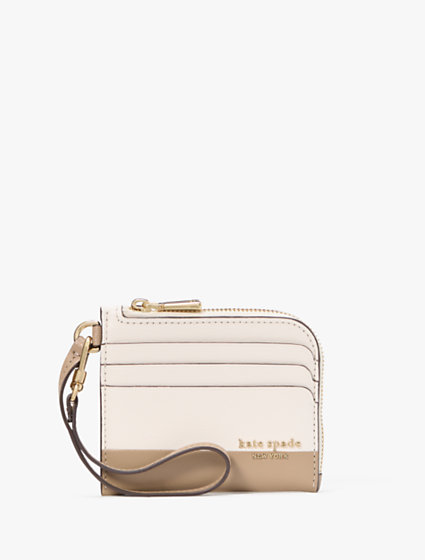 Knott Colorblocked Zip Card Holder | Kate Spade New York Knott Colorblocked Zip Card Holder | Kate Spade New York