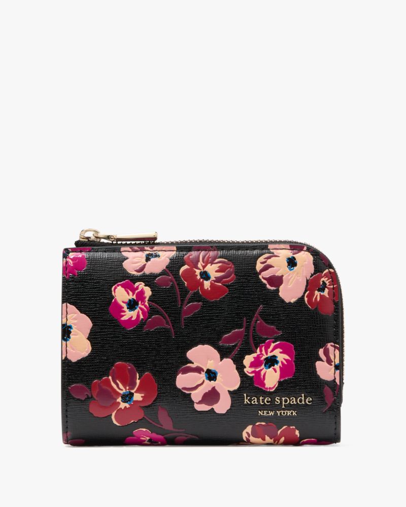 Devin Fall Poppies Small Compact Wallet