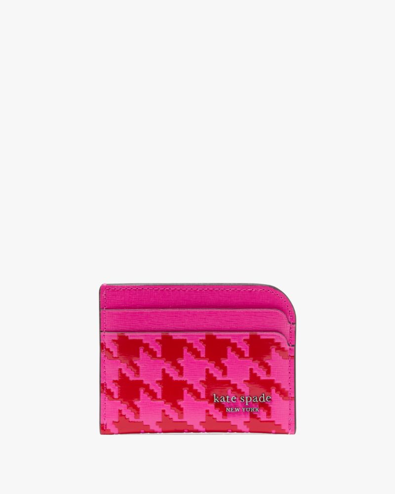 Devin Houndstooth Card Holder