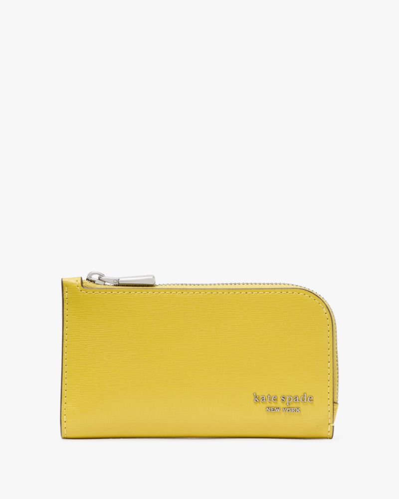 Kate Spade Devin Small Slim Bifold Wallet In Tigers Eye