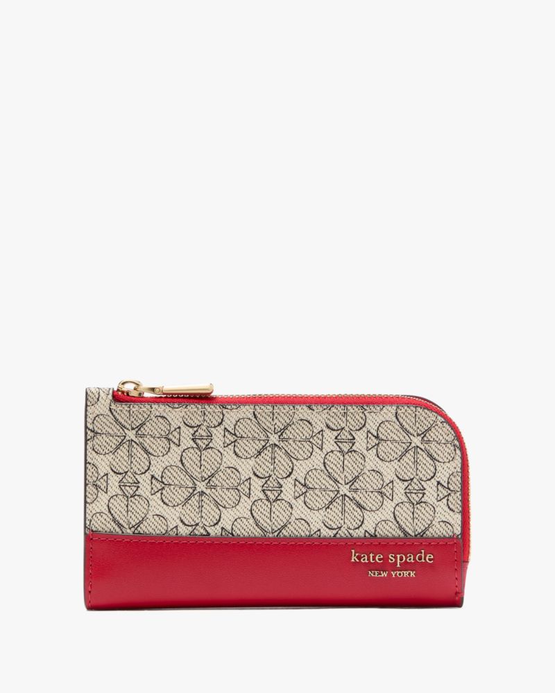 Spade Flower Small Slim Bifold Wallet