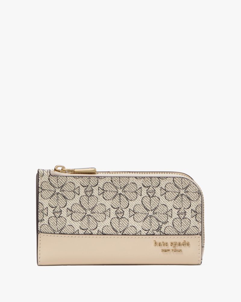 Spade Flower Small Slim Bifold Wallet