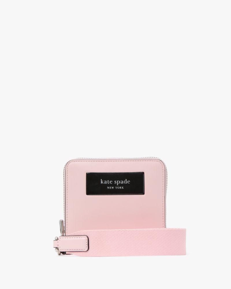 Label Small Compact Webbed Wristlet