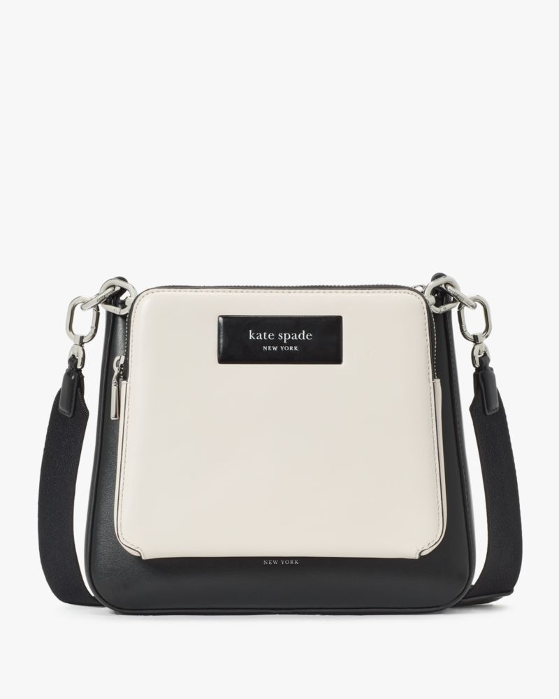 Kate Spade Label 3-in-1 Crossbody In Parchment