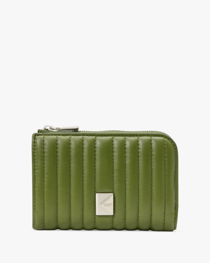 Deco Quilted Compact Wallet