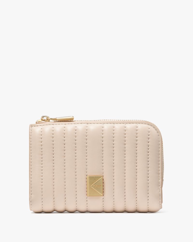 Deco Quilted Compact Wallet