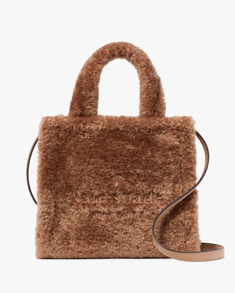 Ellie Faux Fur Small Tote