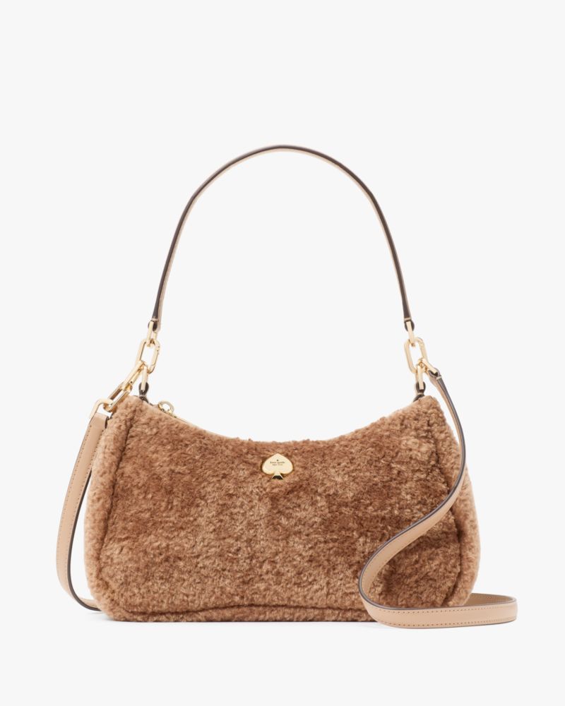 Kayla Faux Fur Small Convertible Shoulder Bag