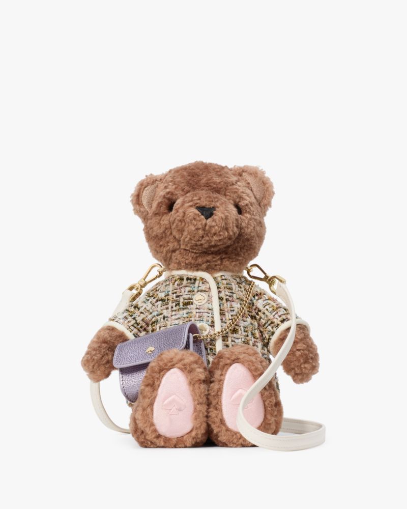 Denim Katey Bear Crossbody | Kate Spade Outlet