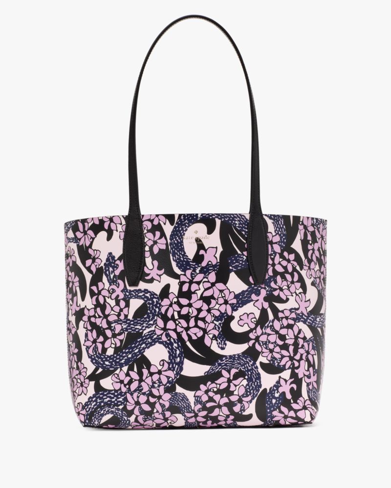 Snake Garden Printed Reversible Tote