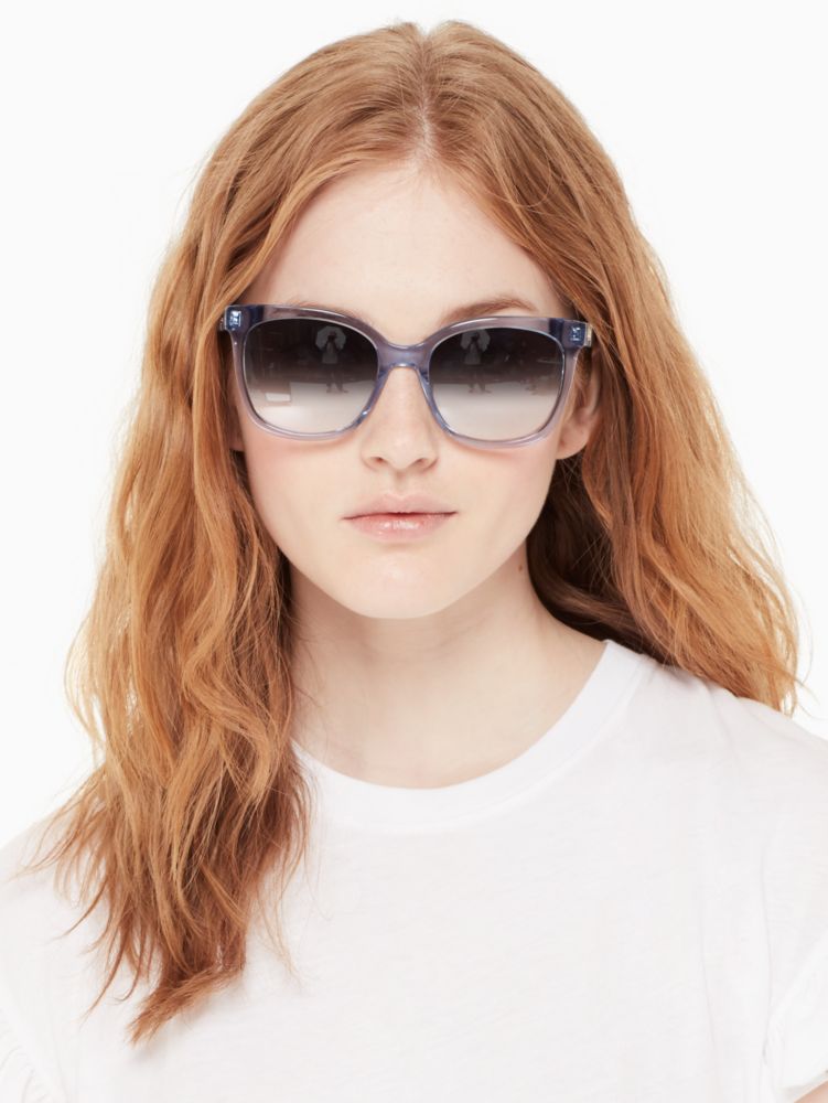 Women's blue clear kiya sunglasses | Kate Spade New York NL