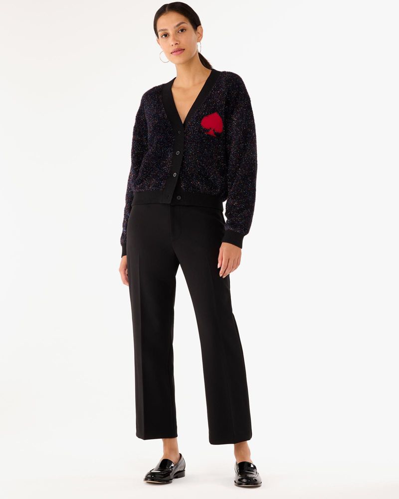 Kate Spade Spade Logo Sparkle Cardigan