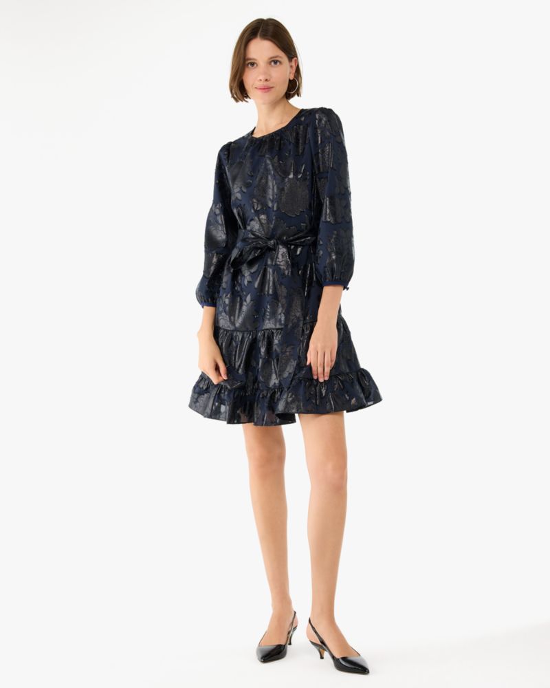 kate spade ruffle fit and flare dress Kate Spade New York Cap Sleeve V-neck Floral Fit & Flare Dress – Vicky and  Lucas