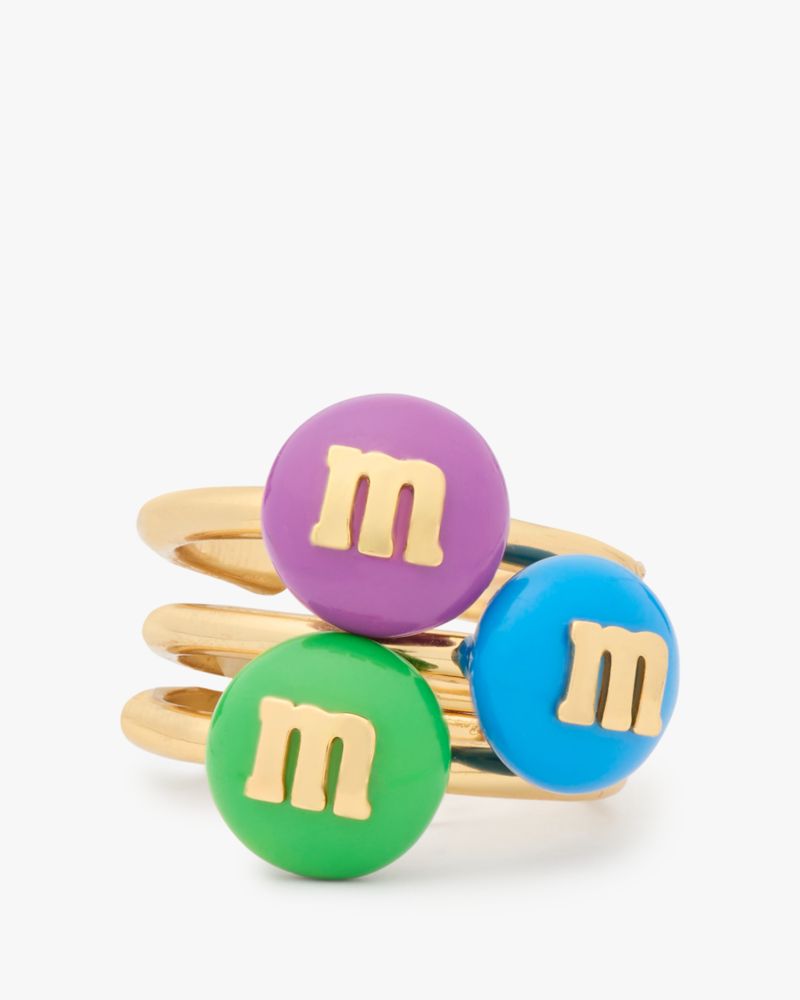 M & M's x Kate Spade New York Stacking Ring Set