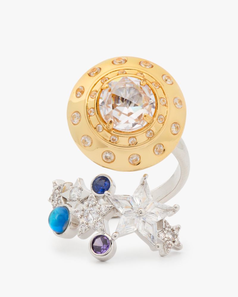 Kate Spade Space Cadet Cocktail Ring In Neutral