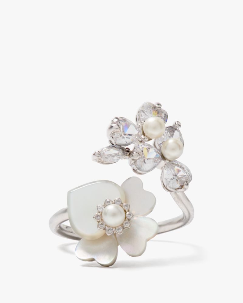 Precious Pansy Wrap Ring