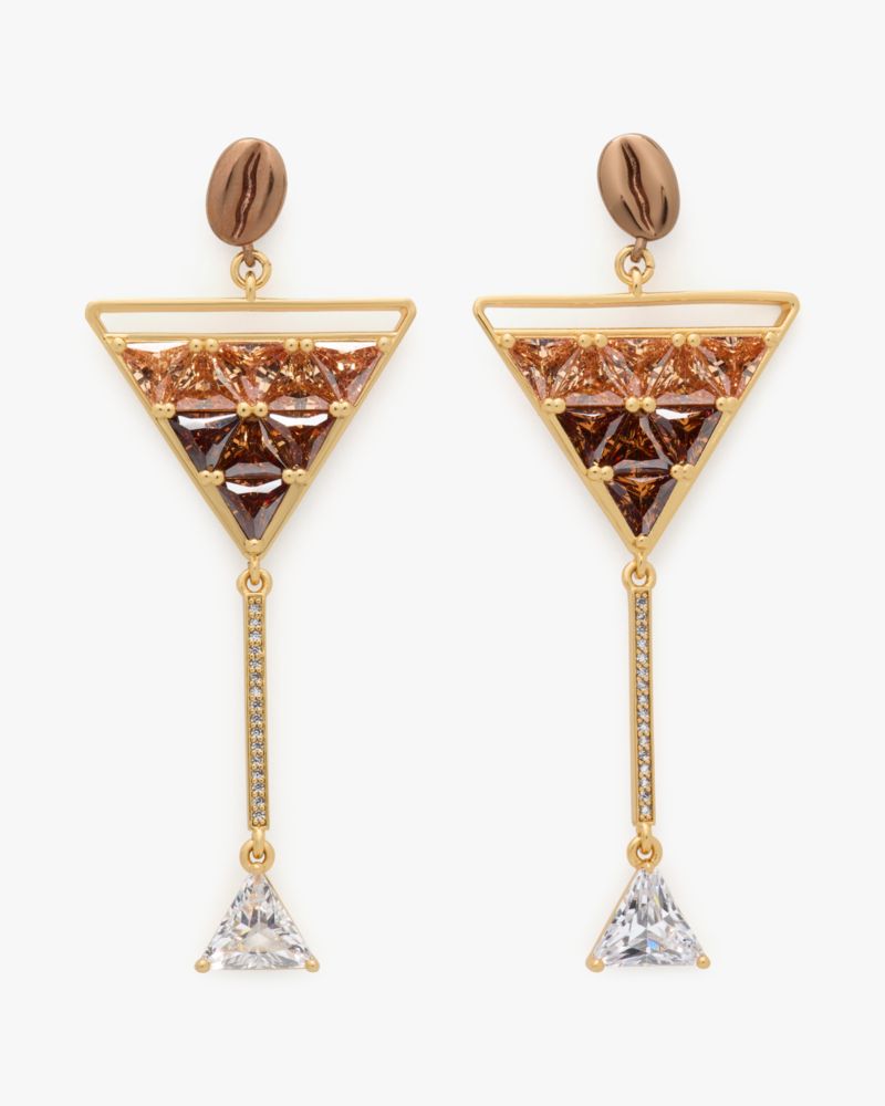 Shaken And Brewed Statement Earrings