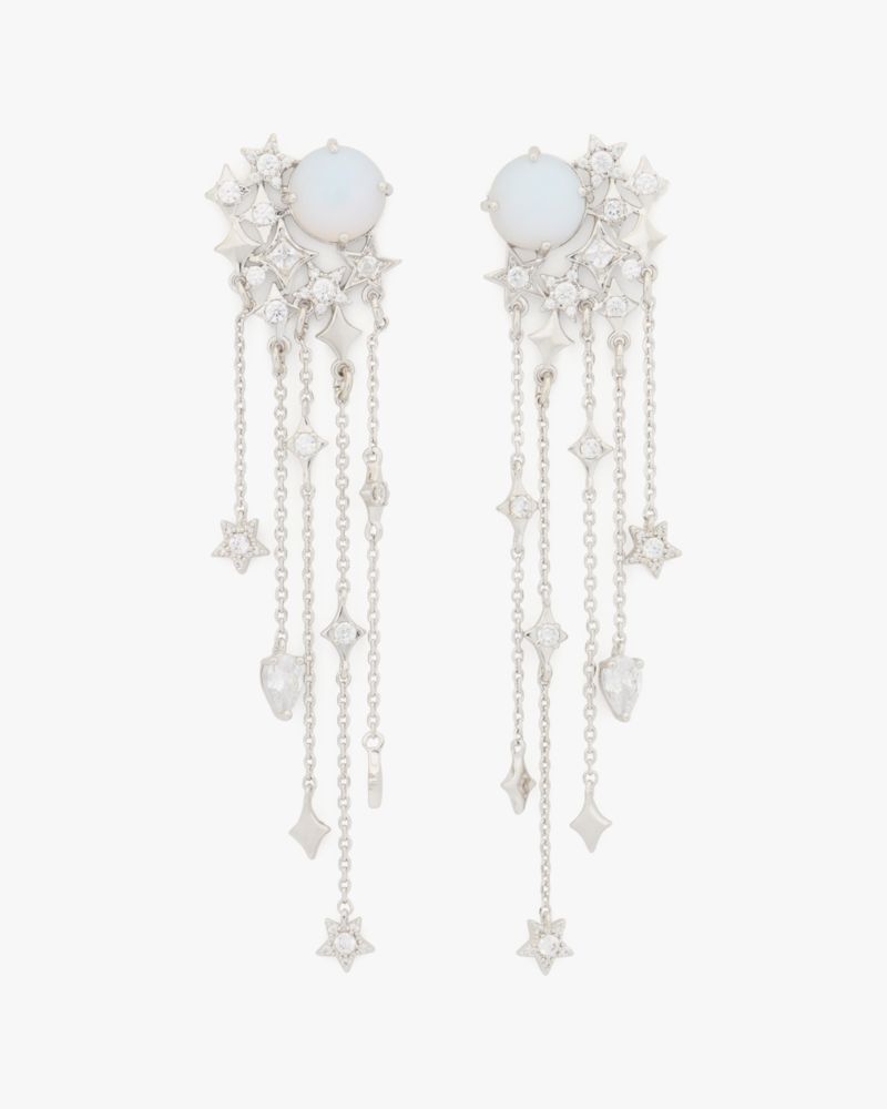 Kate Spade Cosmos Waterfall Earrings In Neutral