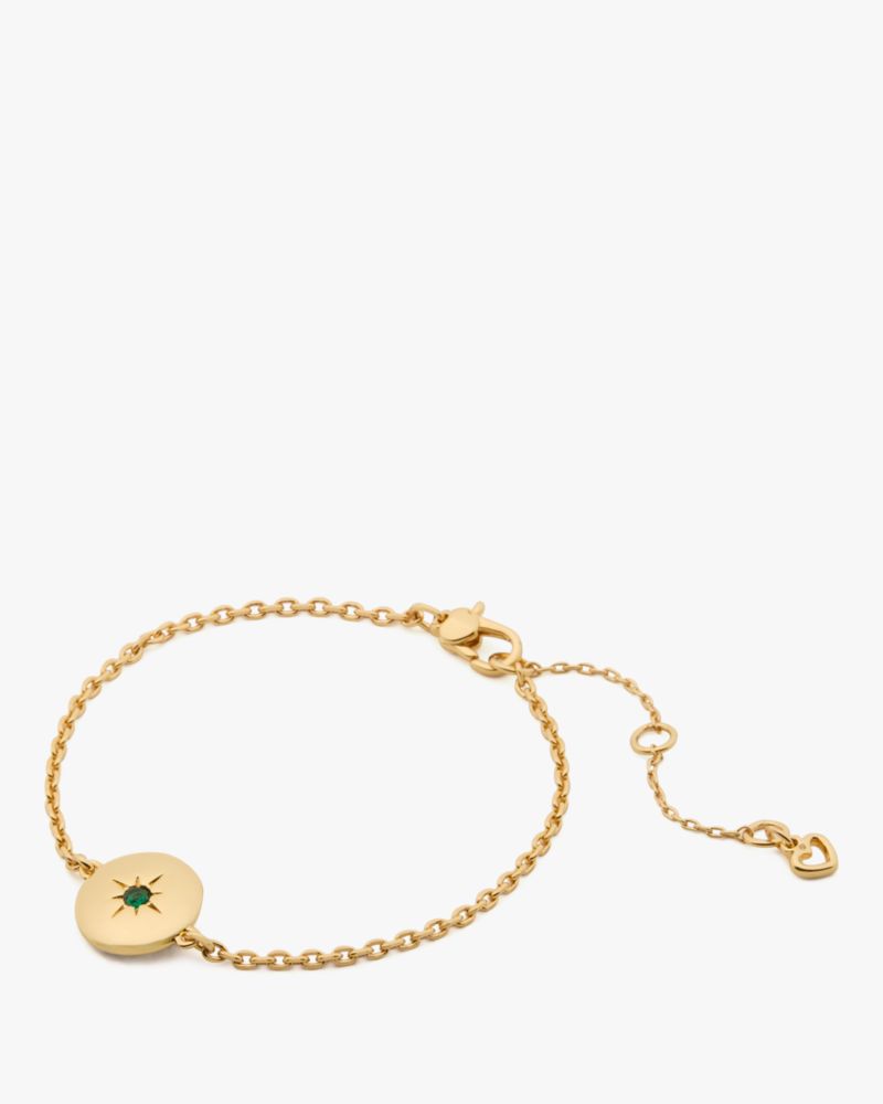 The Color Spark Collection Green Joy Medallion Bracelet