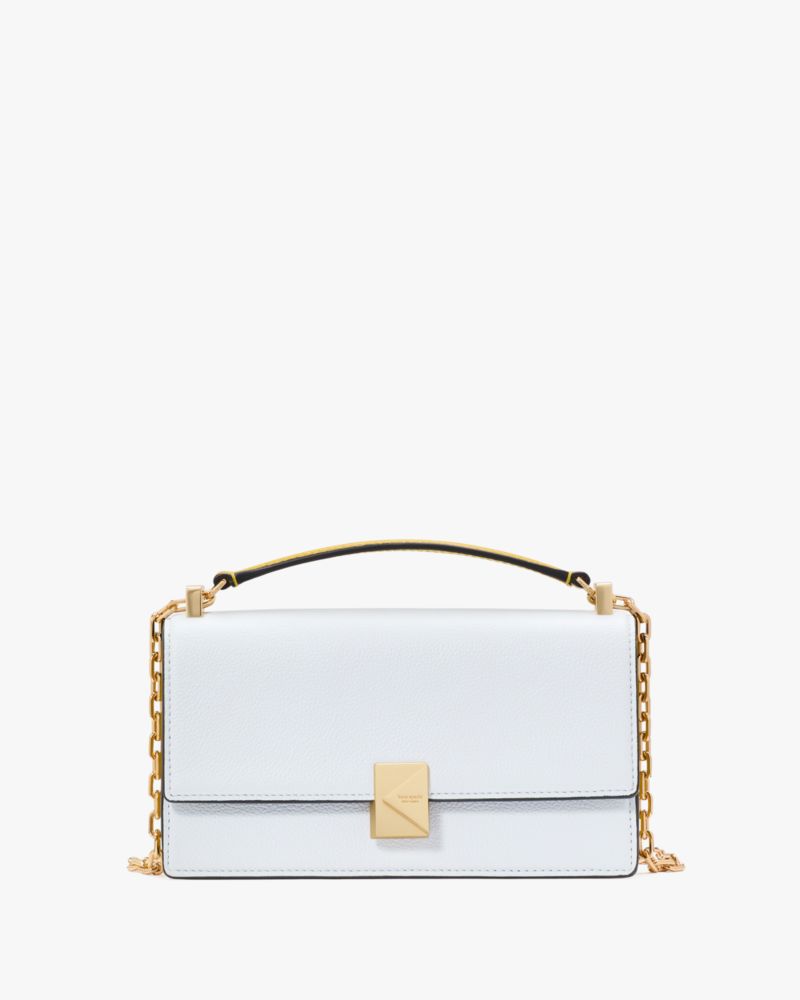 Deco Colorblocked Mini Flap Chain Crossbody