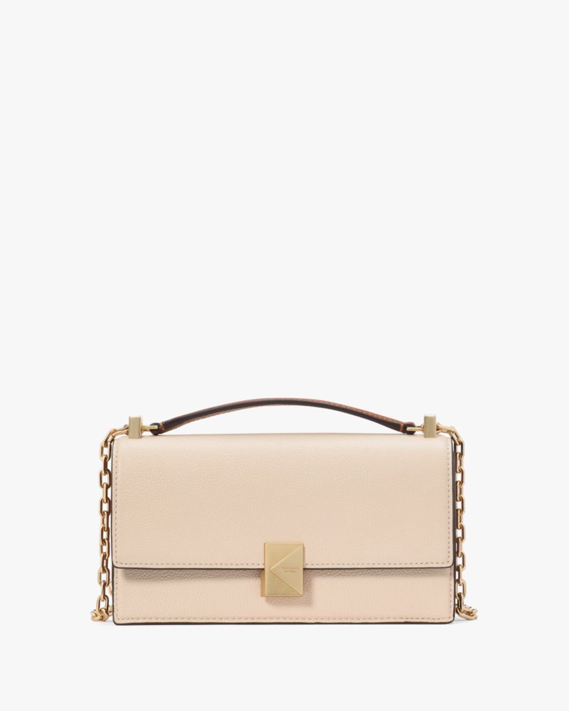 Deco Colorblocked Mini Flap Chain Crossbody