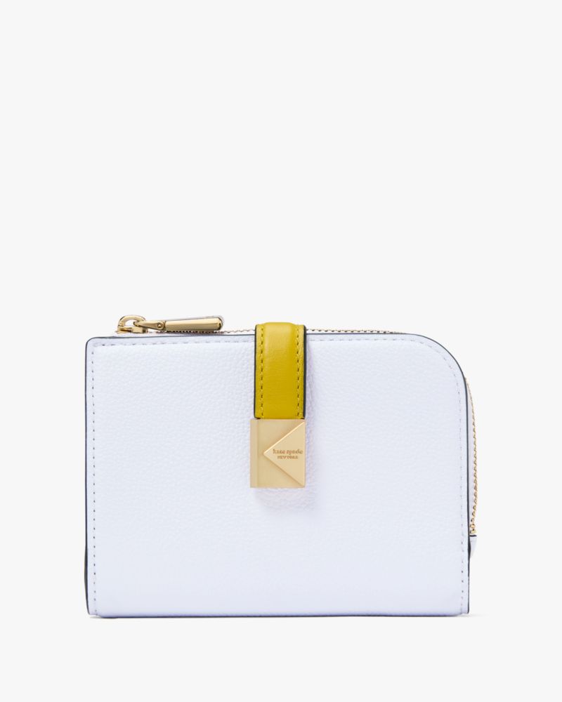 Deco Colorblocked Small Compact Wallet