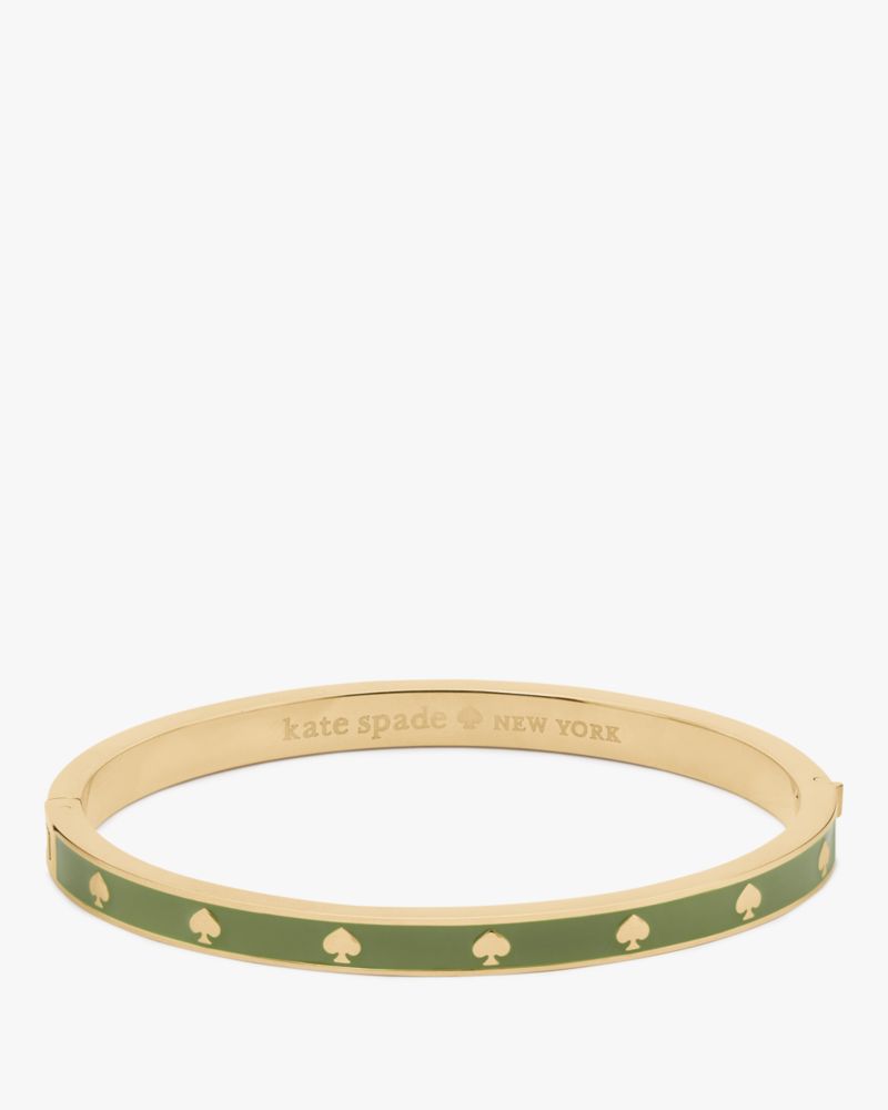Kate Spade Spot The Spade Armreif Mit Scharnierverschluss Aus Emaille