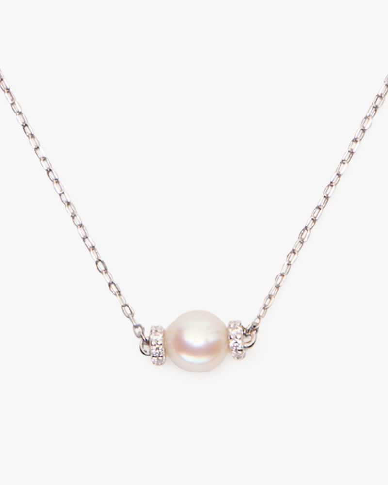 Kate Spade Fine Meant To Be Pearl & Diamond Pendant