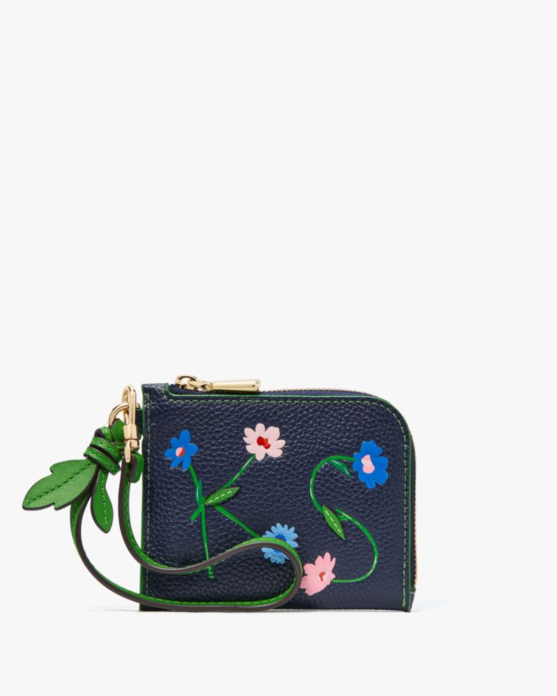 In The Garden Coin Card Case Wristlet