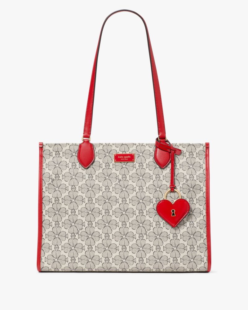 Spade Flower Coated Canvas Large Market Tote