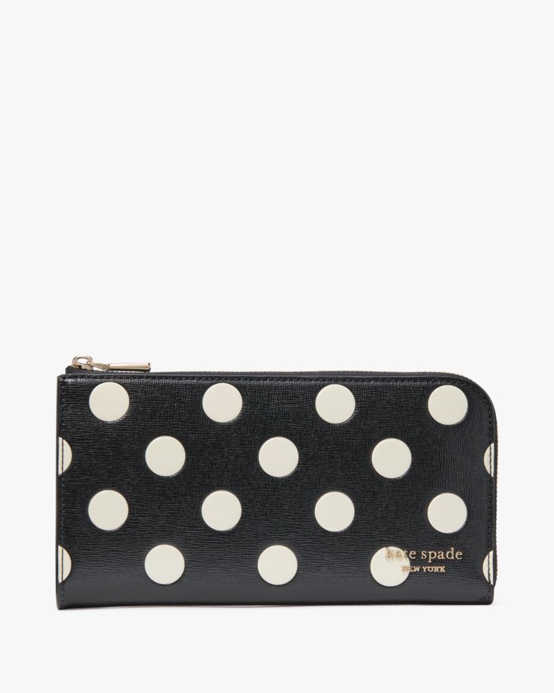 Devin Breezy Dot Zip Around Continental Wallet