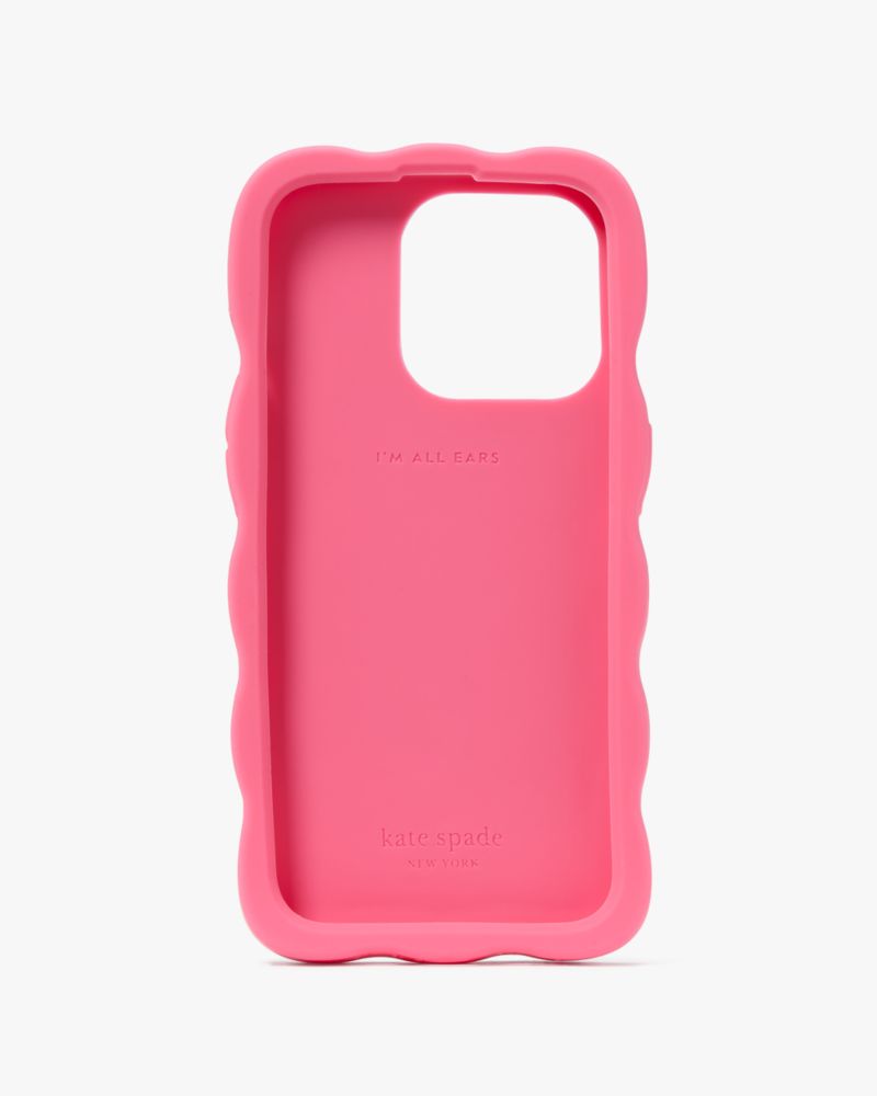 Kate Spade Mirrored Iphone 15 Pro Case In Pink