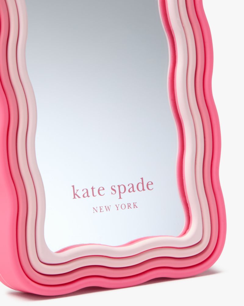 Kate Spade Mirrored Iphone 15 Pro Case In Pink