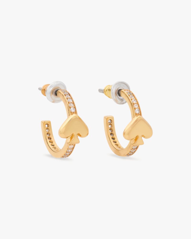 Kate Spade Everyday Spade Stone Pavé Creolen, Klein