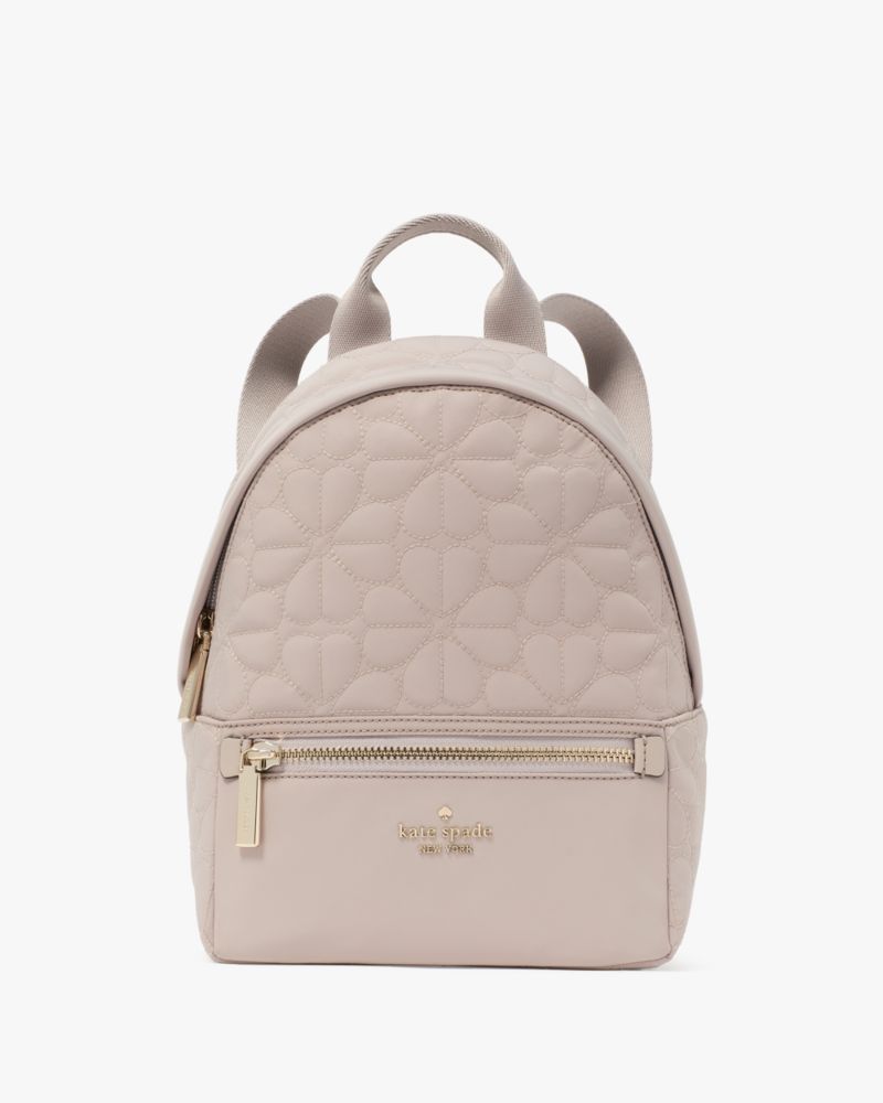 Spade Flower Quilted Fabric Small Backpack | Kate Spade Outlet