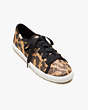 Keds Kids X Kate Spade New York Kickstart Glitter Leopard Youth Sneakers, Black / Glitter, Product