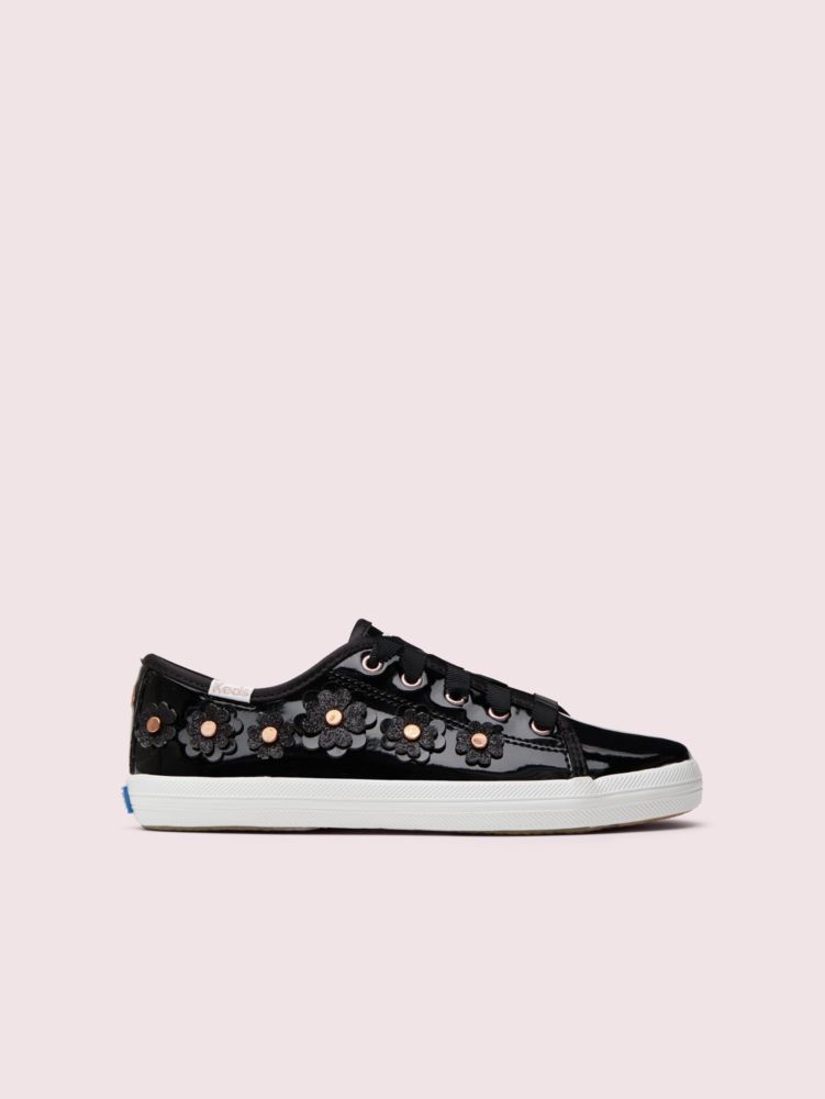 Keds Kids X Kate Spade New York Kickstart Floral Patent Leather Youth  Sneakers | Kate Spade New York